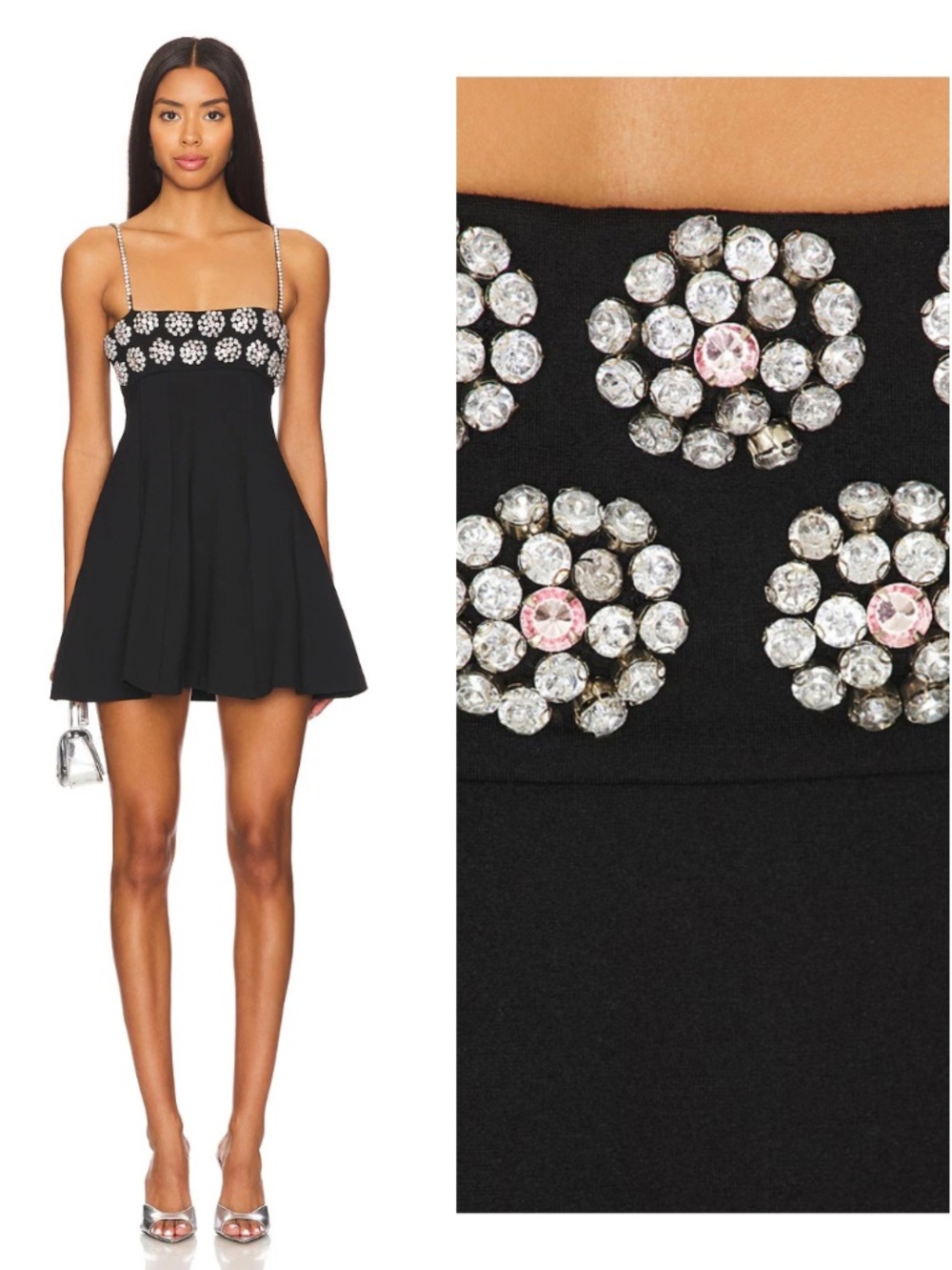 Majorelle x Revolve Mackie Mini Dress in Black